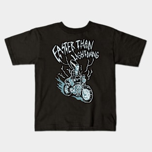 Faster than lightning ! Kids T-Shirt